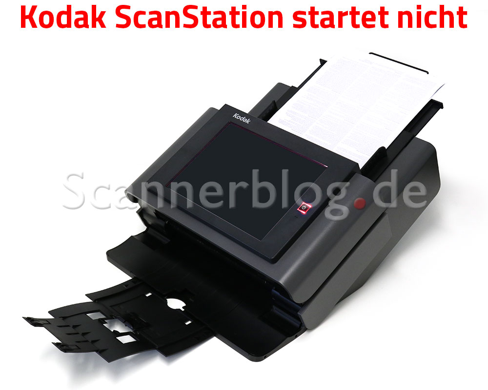 Kodak ScanStation 730EX Plus Black Screen